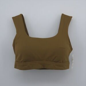 OFFLINE by Aerie Real Me Recharge Sports Bra Olive Brown XL NWT Activewear